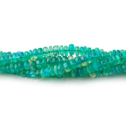 2-5mm Wintergreen Ethiopian Opal Plain Rondelle Beads 17 inch 290 pieces (ONLINE ORDER ONLY)