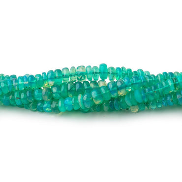 2-5mm Wintergreen Ethiopian Opal Plain Rondelle Beads 17 inch 290 pieces (ONLINE ORDER ONLY)