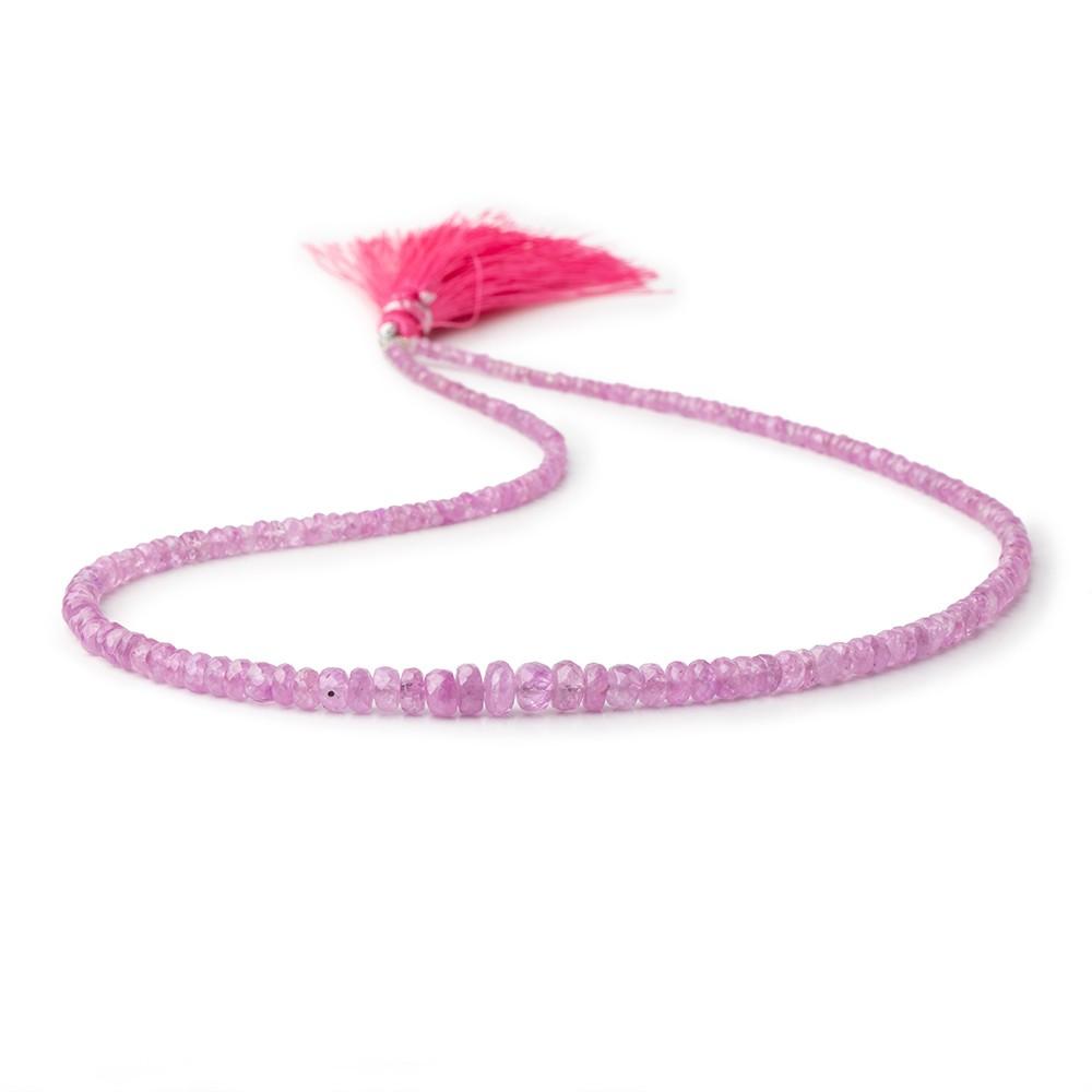 2.5-6mm Burmese Ruby Faceted Rondelle Beads 16 inch 200 pieces (ONLINE ORDER ONLY)