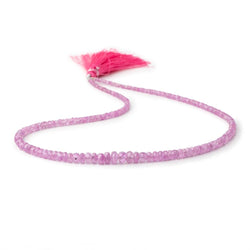 2.5-6mm Burmese Ruby Faceted Rondelle Beads 16 inch 200 pieces (ONLINE ORDER ONLY)