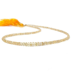 2-6mm Imperial Topaz Faceted Rondelle Beads 16 inch 182 beads (ONLINE ORDER ONLY)