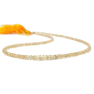 2-6mm Imperial Topaz Faceted Rondelle Beads 16 inch 182 beads (ONLINE ORDER ONLY)