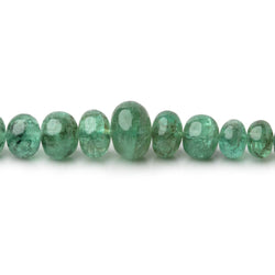 2-7.5mm Emerald Plain Rondelle Beads 20 inch 227 pieces AA (ONLINE ORDER ONLY)