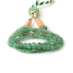 2-7mm Emerald Plain Rondelle Beads 22 inch 260 pieces AA (ONLINE ORDER ONLY)