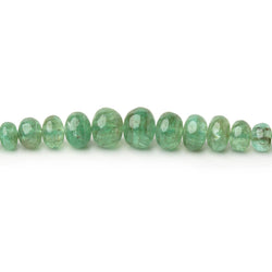 2-7mm Emerald Plain Rondelle Beads 22 inch 260 pieces AA (ONLINE ORDER ONLY)
