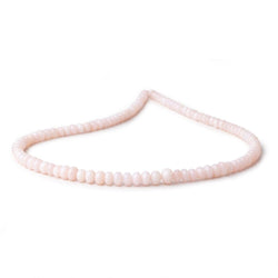 2-7mm Pink Peruvian Opal Plain Rondelle Beads 15.5 inch 110 pieces (ONLINE ORDER ONLY)