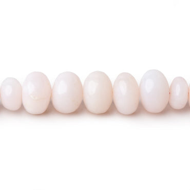 2-7mm Pink Peruvian Opal Plain Rondelle Beads 15.5 inch 110 pieces (ONLINE ORDER ONLY)