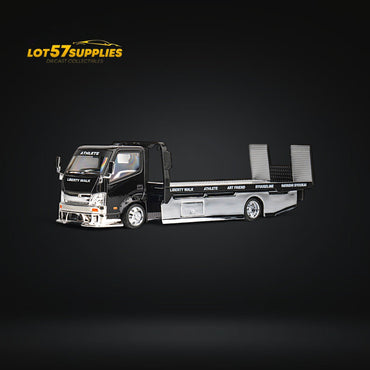 MicroTurbo HINO 300 Custom Flatbed Truck AIT Limited Edition Flatbed 1:64 (ONLINE ORDER ONLY)