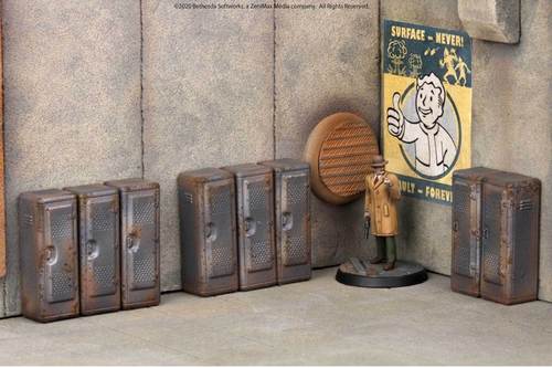 Fallout: Wasteland Warfare - Terrain Expansion - Vault Tec Lockers (ONLINE ORDER ONLY)