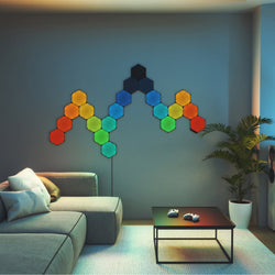 Shapes Limited Edition Ultra Black Hexagons Smarter Kit (12 panels)