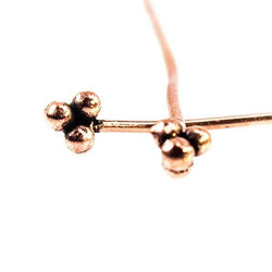 2" length Copper Headpin 24 gauge 22 pieces per bag (ONLINE ORDER ONLY)