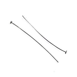 2" length Disc Headpin Black Gold plated .925 Silver, 26 Gauge Wire, 10 pieces per Bag (ONLINE ORDER ONLY)