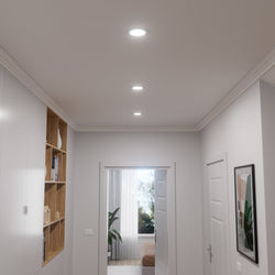 Nanoleaf Essentials | Smart Downlight | NA- 650Lm | White | 4" | 2700K-6500K | 100V -120V | 9W | 4PK (Online Order Only)