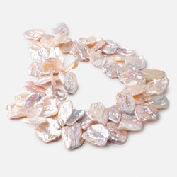 20-25mm Peach Top Drill Ultra Keshi Freshwater Pearls 15 inch 50 Beads AAA (ONLINE ORDER ONLY)