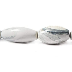 20-33mm Australian Blue Opal Plain Nugget Beads 17 inch 19 pieces (ONLINE ORDER ONLY)