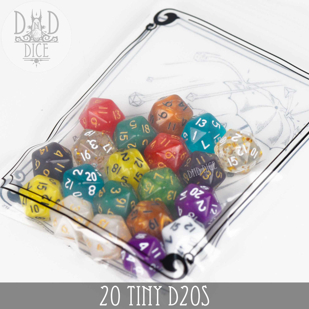 20 Tiny D20s (Online Order Only)