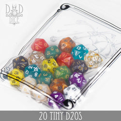 20 Tiny D20s (Online Order Only)