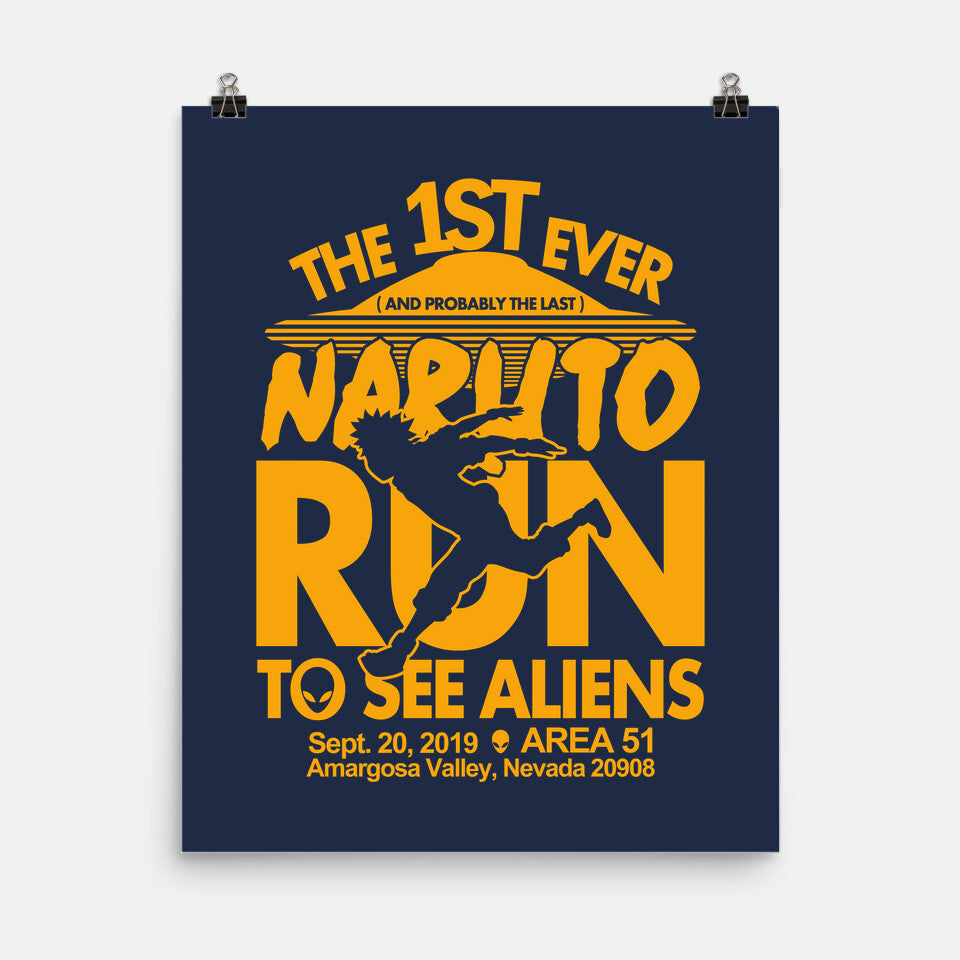 Naruto Run for Aliens (Online Order Only)