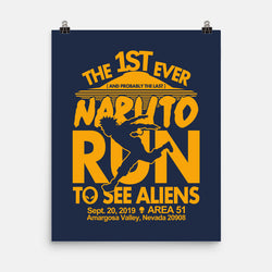 Naruto Run for Aliens (Online Order Only)