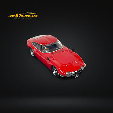 Inno64 Toyota 2000GT (MF10) in Red 1:64 (ONLINE ORDER ONLY)