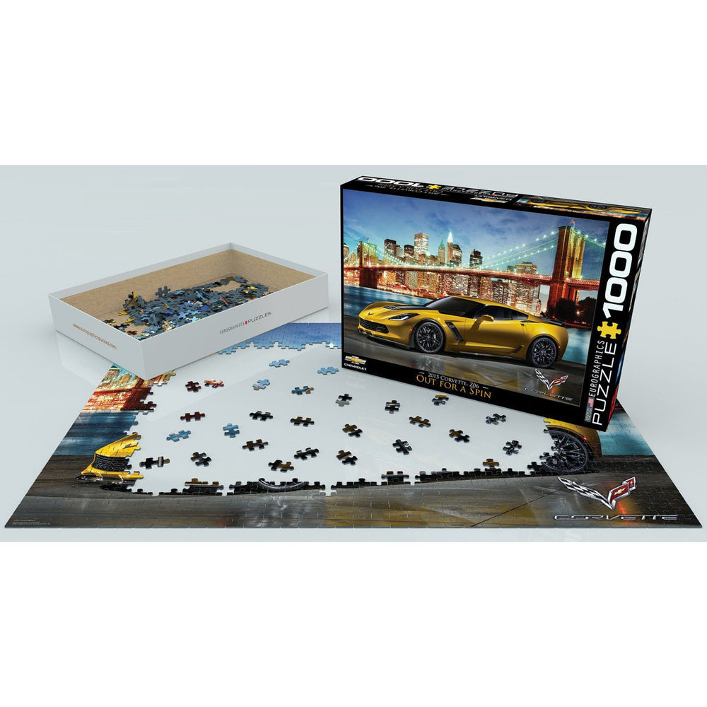 2015 Corvette Z06 Out for a Spin 1000 Piece Jigsaw Puzzle Eurographics (ONLINE ORDER ONLY)