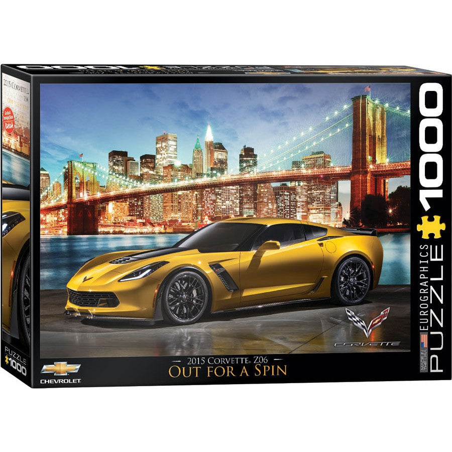 2015 Corvette Z06 Out for a Spin 1000 Piece Jigsaw Puzzle Eurographics (ONLINE ORDER ONLY)