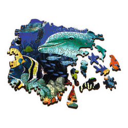 Trefl Wood Craft 501 Piece Wooden Puzzle - Sea Life (ONLINE ORDER ONLY)