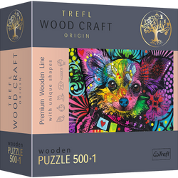 Trefl Wood Craft 501 Piece Wooden Puzzle - Colorful Puppy (ONLINE ORDER ONLY)