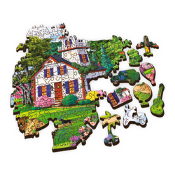 Trefl Wood Craft 501 Piece Wooden Puzzle - Summer Haven (ONLINE ORDER ONLY)