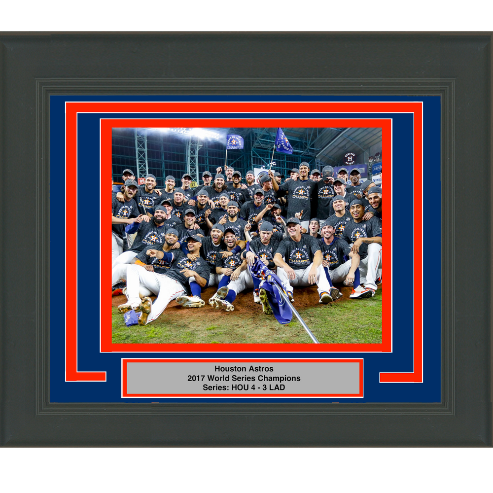 Framed Houston Astros 2017 World Series Champions 8x10 Baseball Team Photo (ONLINE ORDER ONLY)
