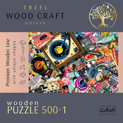 Trefl Wood Craft 501 Piece Wooden Puzzle - In the World of Music (ONLINE ORDER ONLY)