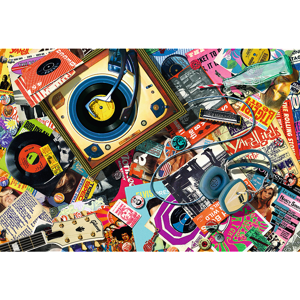 Trefl Wood Craft 501 Piece Wooden Puzzle - In the World of Music (ONLINE ORDER ONLY)