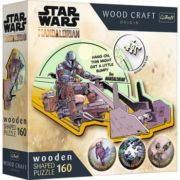 Trefl Wood Craft 160 Piece Wooden Puzzle - Star Wars - The Mandalorian Reunite (ONLINE ORDER ONLY)