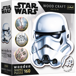 Trefl Wood Craft 160 Piece Wooden Puzzle - Star Wars - Stormtrooper's Helmet