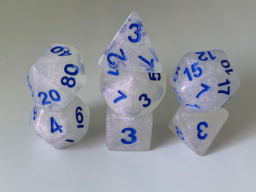 "Intense Sparkles" 7-Dice Set (Multiple Options) (Online Only)
