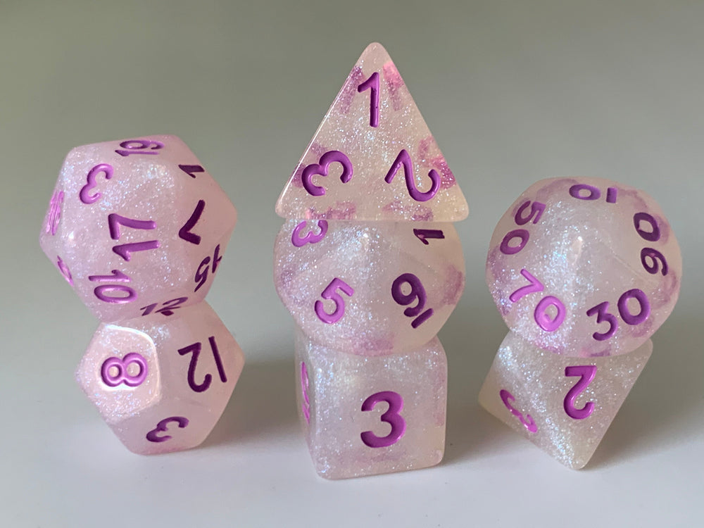 "Intense Sparkles" 7-Dice Set (Multiple Options) (Online Only)