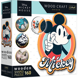 Trefl Wood Craft 160 Piece Wooden Puzzle - Disney's Mickey Mouse (ONLINE ORDER ONLY)
