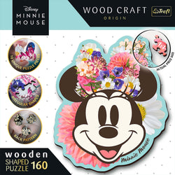 Trefl Wood Craft 160 Piece Wooden Puzzle - Disney's Stylish Minnie Mouse (ONLINE ORDER ONLY)