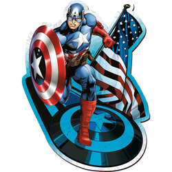 Trefl Wood Craft 160 Piece Wooden Puzzle - Marvel - Fearless Captain America (ONLINE ORDER ONLY)