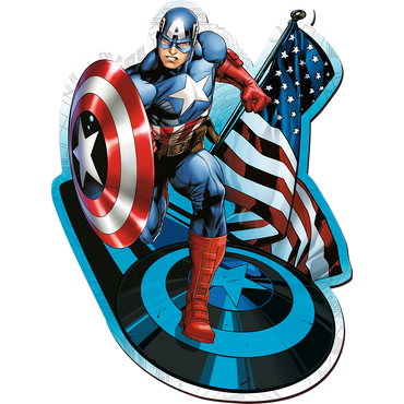 Trefl Wood Craft 160 Piece Wooden Puzzle - Marvel - Fearless Captain America (ONLINE ORDER ONLY)