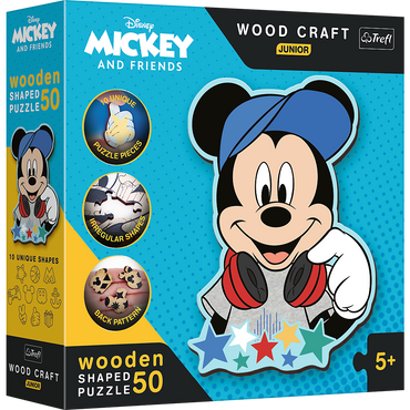 Trefl Wooden Disney Mickey Mouse and Friends 50 Piece Puzzle (ONLINE ORDER ONLY)