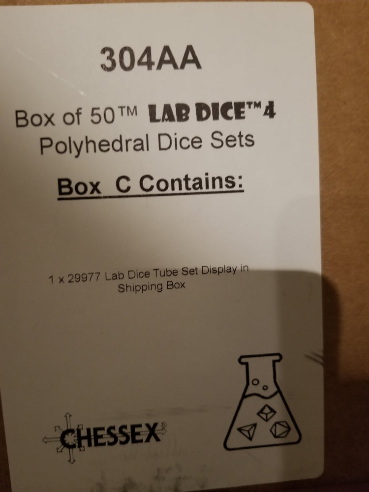 29977 Lab Dice Tube Display (Online Only)