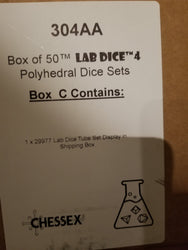 29977 Lab Dice Tube Display (Online Only)