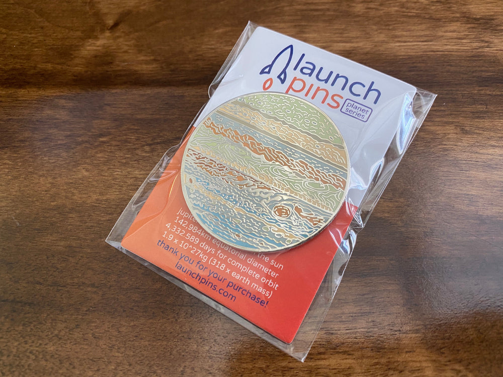 Jupiter Hard Enamel Pin (ONLINE ORDER ONLY)
