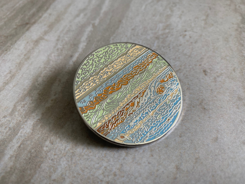 Jupiter Hard Enamel Pin (ONLINE ORDER ONLY)