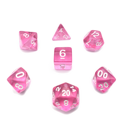 Boon of the Faerie - 7 Piece DnD Dice Set | Acrylic RPG Gaming Dice (ONLINE ORDER ONLY)