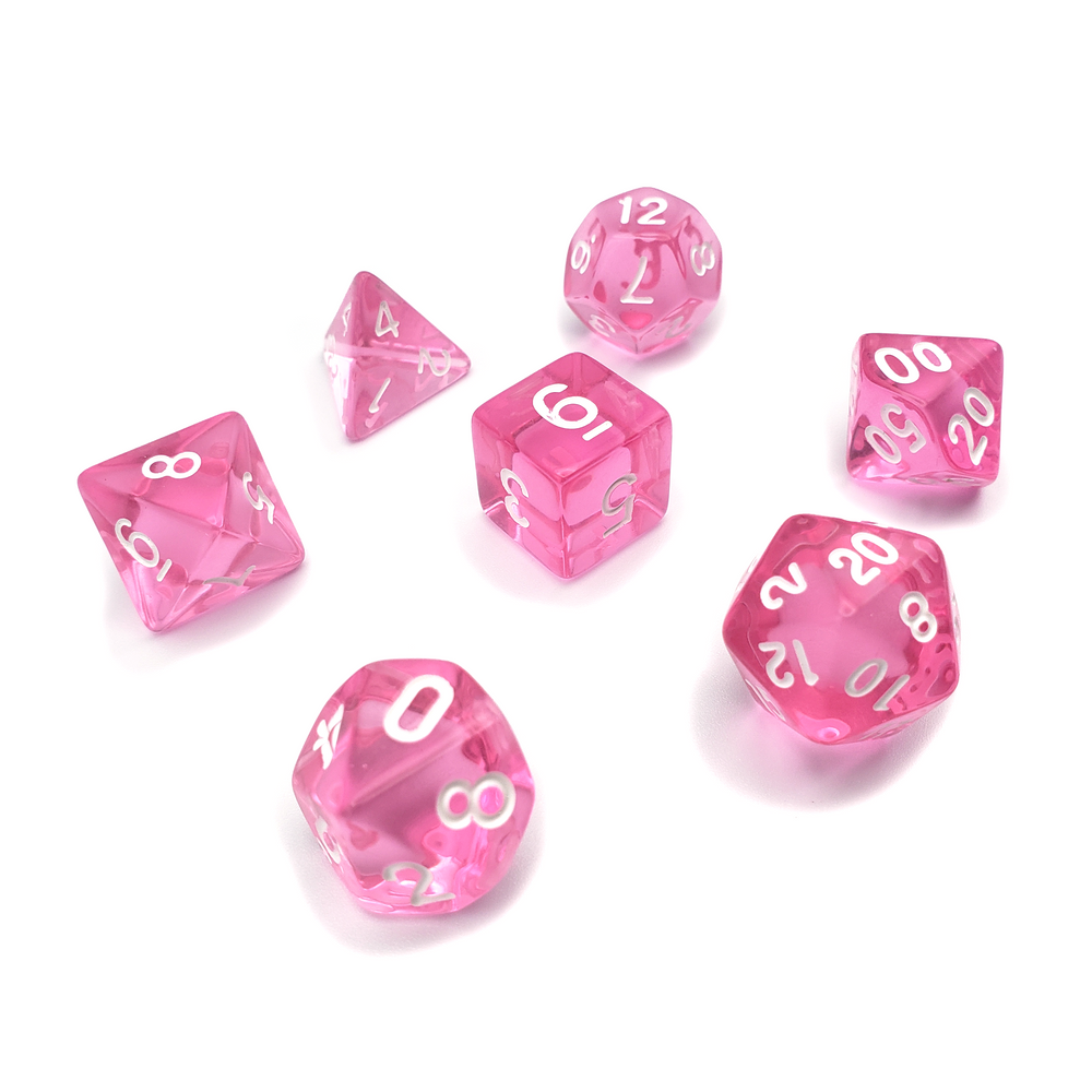 Boon of the Faerie - 7 Piece DnD Dice Set | Acrylic RPG Gaming Dice (ONLINE ORDER ONLY)