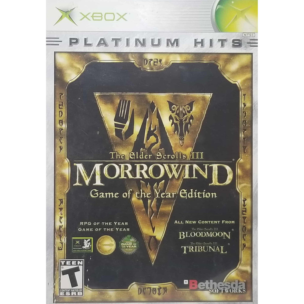 The Elder Scrolls III: Morrowind Game Of The Year Edition (Platinum Hits) - Xbox (Online Order Only)