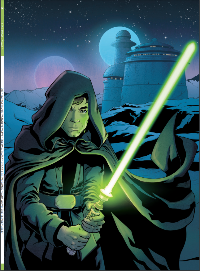 Star Wars Insider #207 Glow in the Dark Virgin Luke Skywalker Variant (12/08/2021) Titan (ONLINE ORDER ONLY)