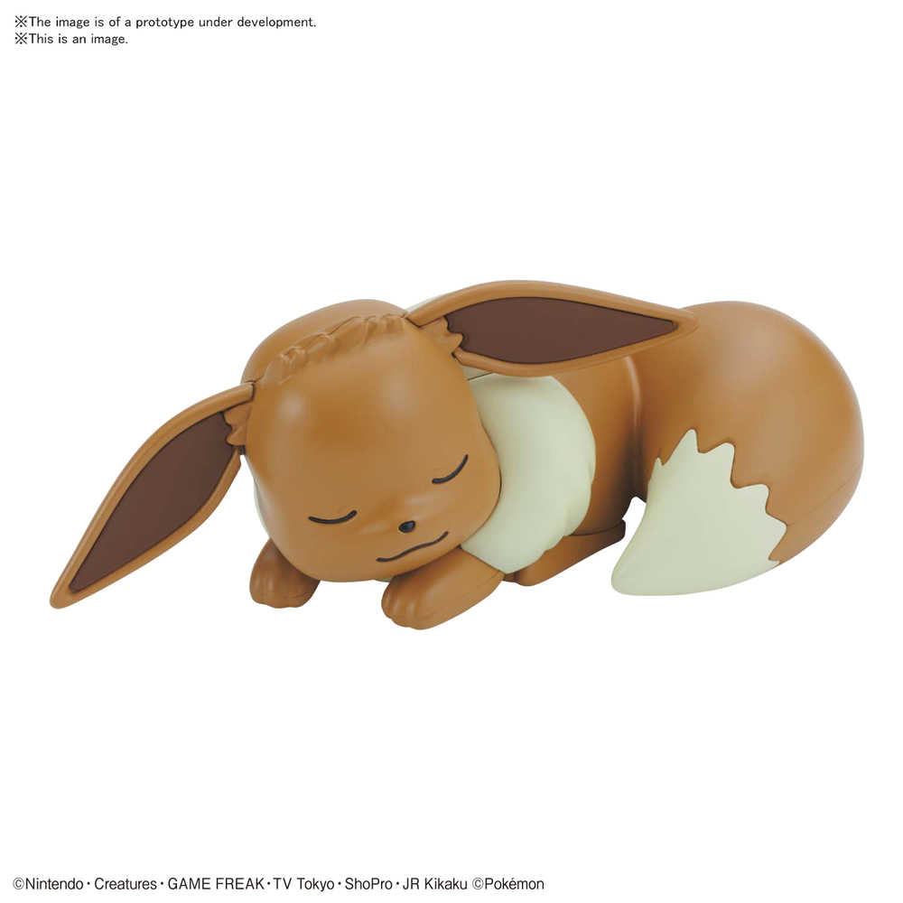 Pokemon 07 Sleeping Pose Eevee Quick Model Kit